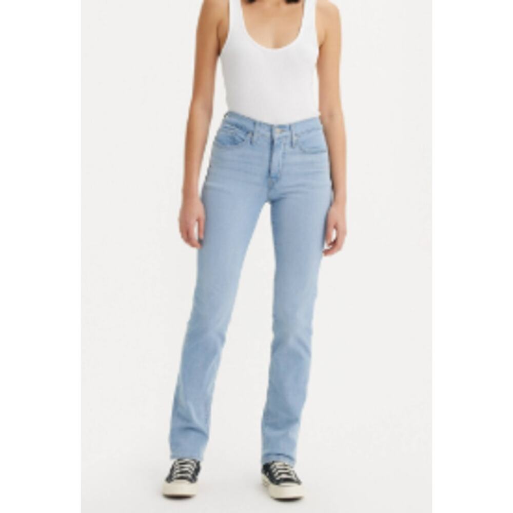 Levi's 314 Shaping Straight Light Wash Jean Size 28
